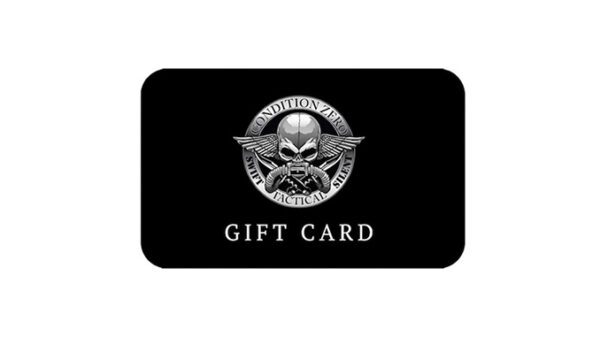 condition zero tactical gift card great gift idea